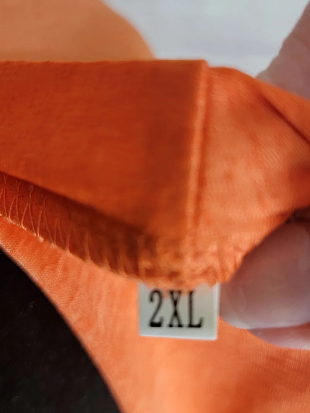 Lightweight Orange Button-Front Women's Cardigan - Picture 3 of 3